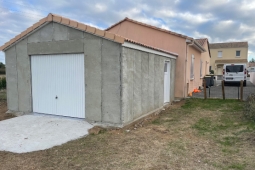 Garage en Béton sans enduit